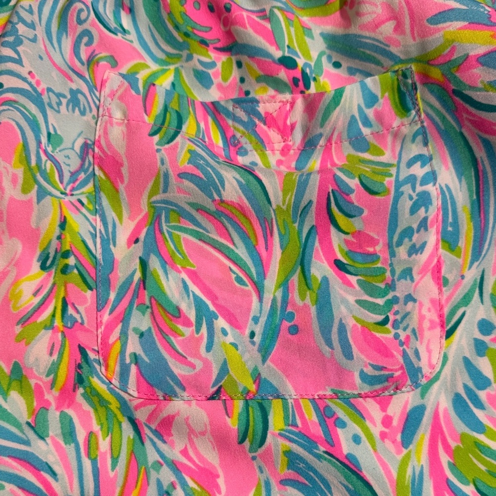 Lilly Pulitzer Luxletic Ocean Trail Shorts – Unicorn of the Sea Print – Size M - Picture 6 of 9